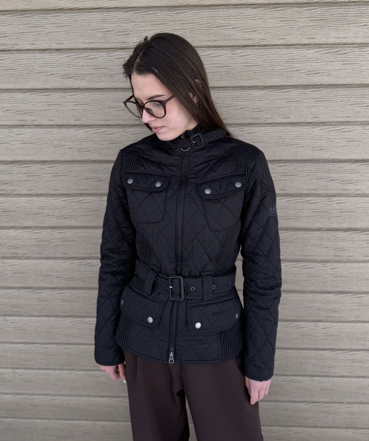 Barbour Barbour International Matt Rib Biker Jacket Quilted WomenUS6 Size M / US 6-8 / IT 42-44 - 2 Thumbnail