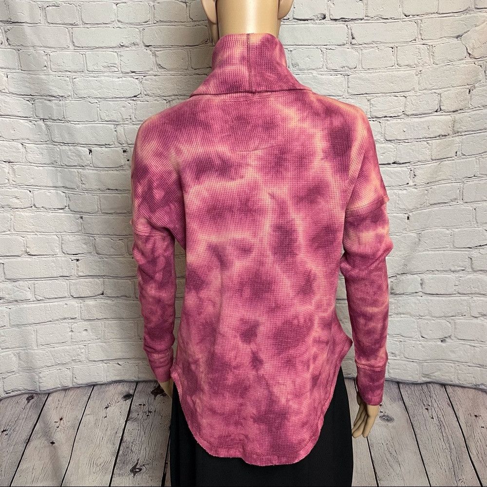 Anthropologie Anthropologie Maeve Tie Dye Thermal Cowl Neck Size XS Size XS / US 0-2 / IT 36-38 - 5 Thumbnail