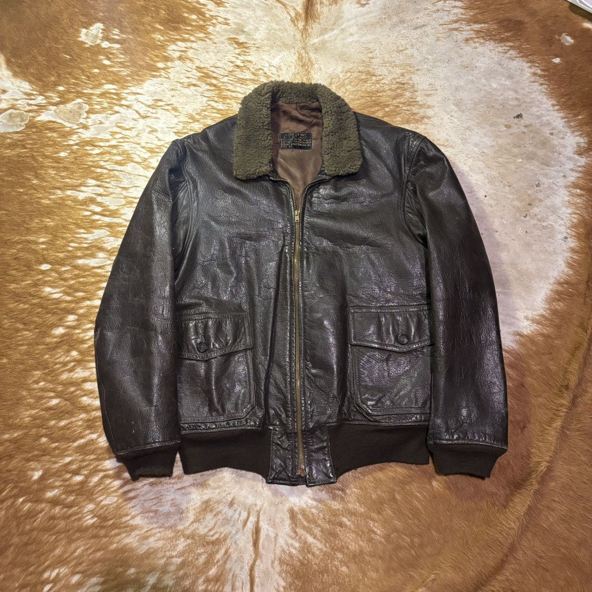 Other Korea War G-1 Flight Jacket 55J14 Burjac Sportswear Size 40 Size US M / EU 48-50 / 2 - 1 Thumbnail