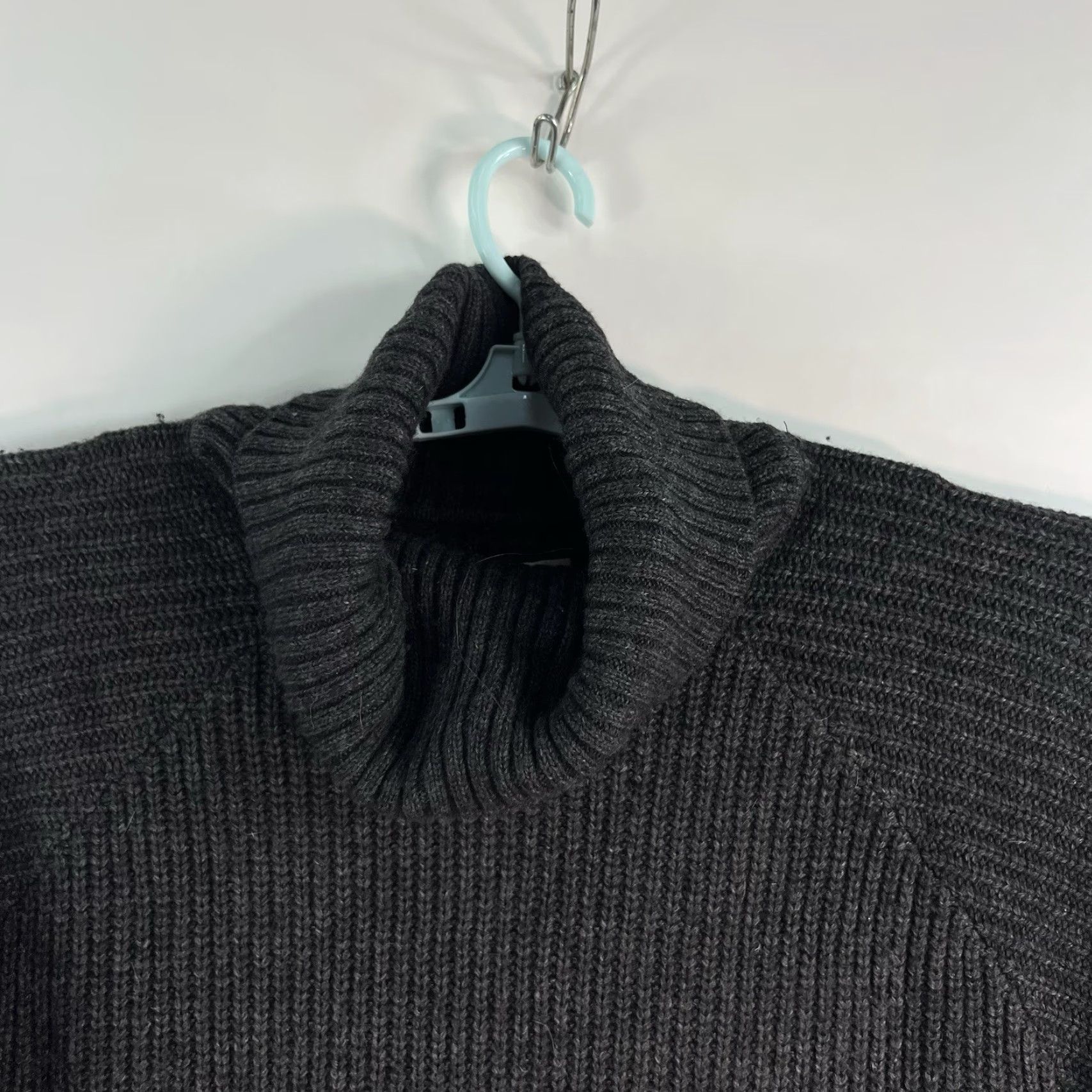 Ugg UGG Turyle-Neck Poncho Pullover Wool Blend Sweater Women’s Size L Grey Size L / US 10 / IT 46 - 2 Thumbnail