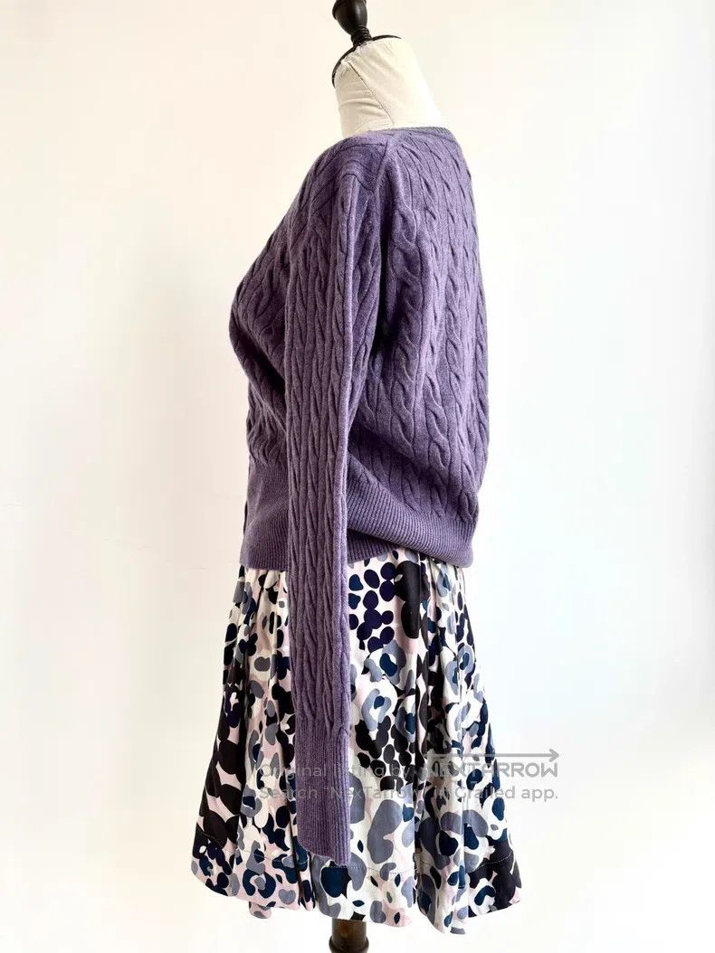 Vivienne Westwood Vivienne Westwood Lavender Crochet Knit Open Cardigan Size L / US 10 / IT 46 - 3 Thumbnail