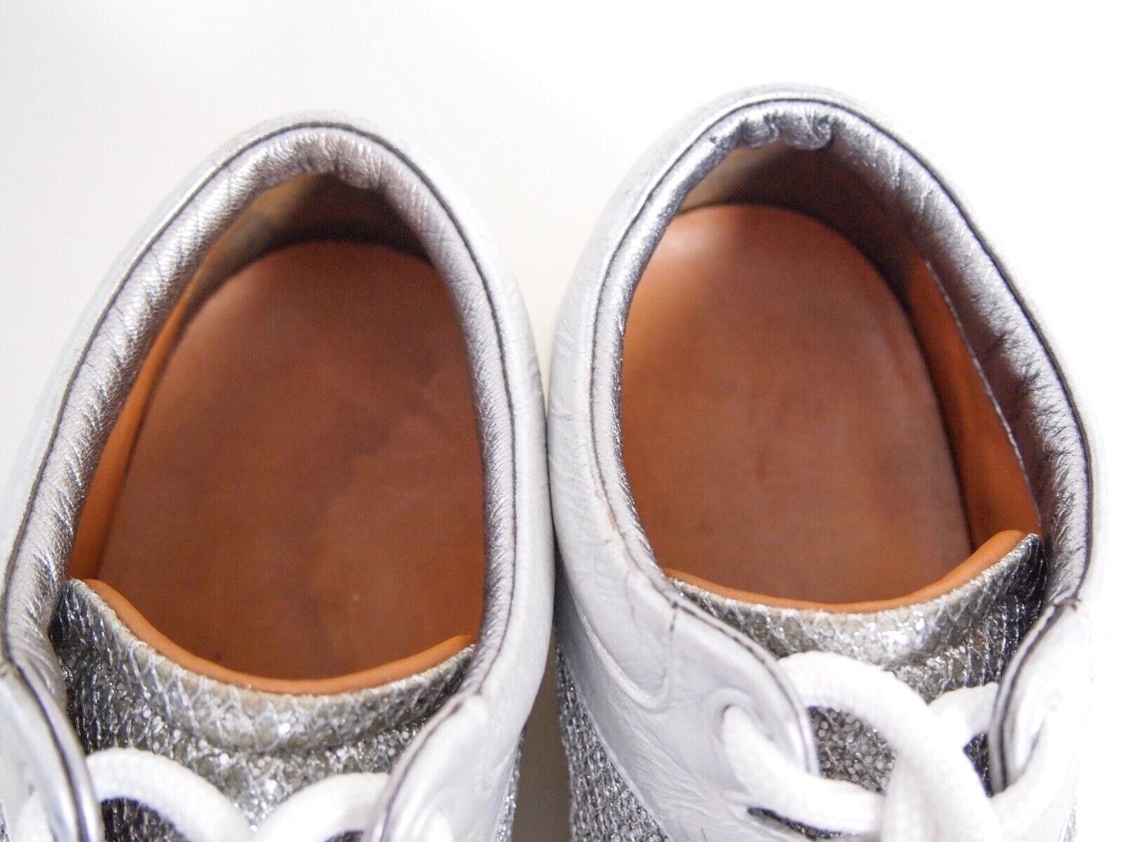 Jimmy Choo Jimmy Choo Sneakers Silver Leather Mesh US 10.5 EU 40.5 Size US 10.5 / IT 40.5 - 8 Thumbnail