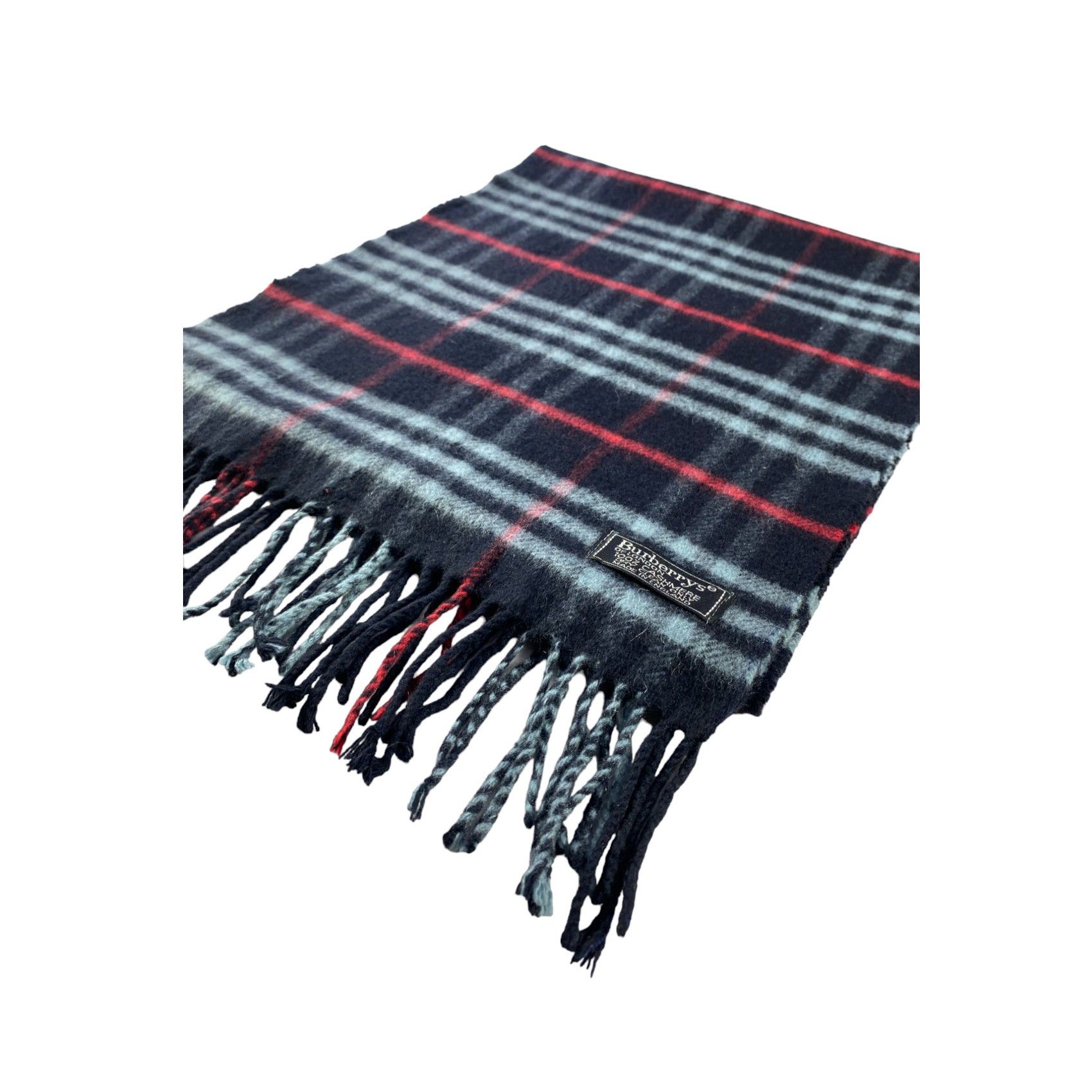 Burberry × Vintage Burberry Scarf / Muffler / Neckwear - WW1181 Size ONE SIZE - 3 Thumbnail