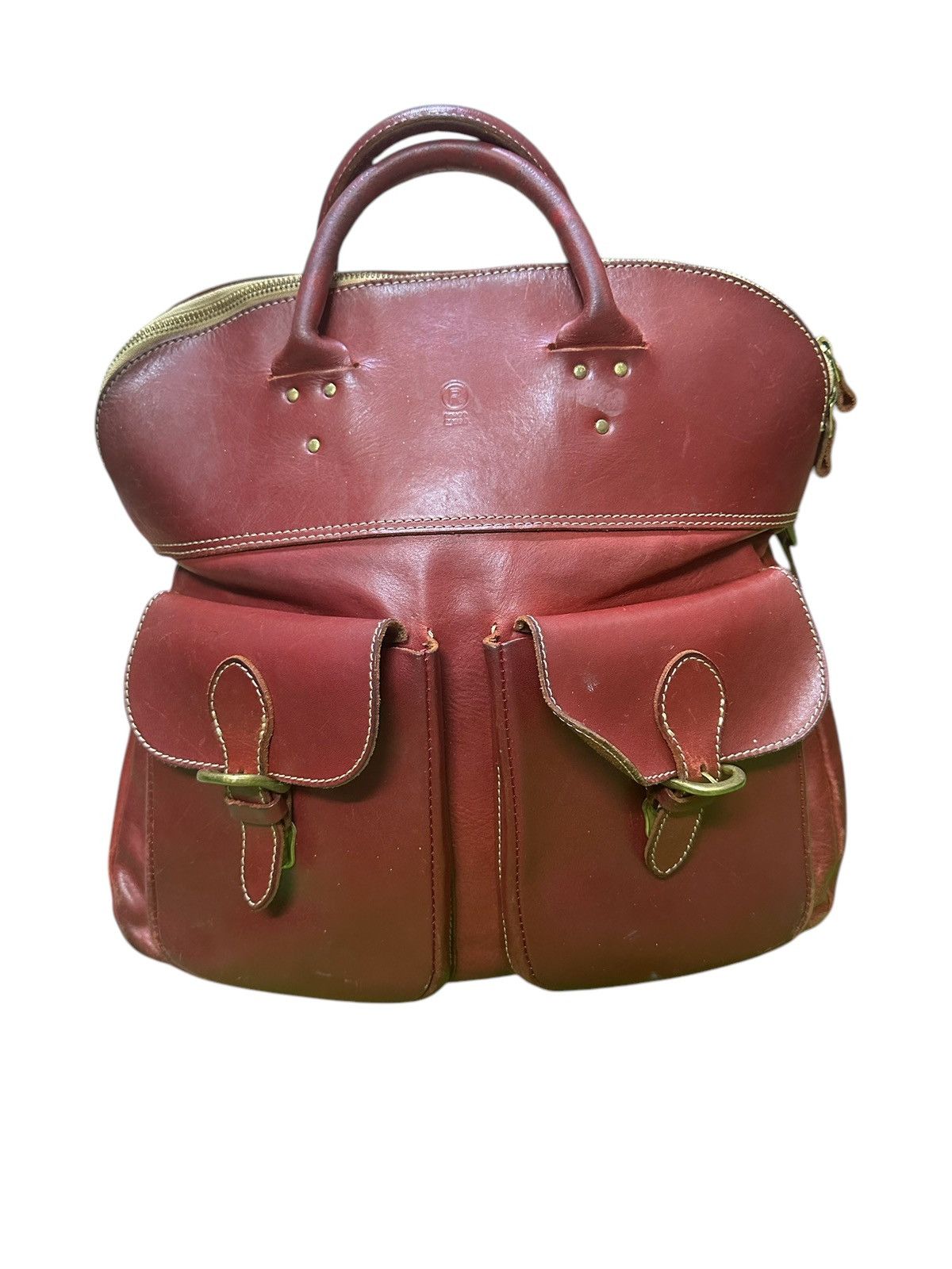 Japanese Brand Porco Rosso leather bag 2 ways Size ONE SIZE - 1 Thumbnail