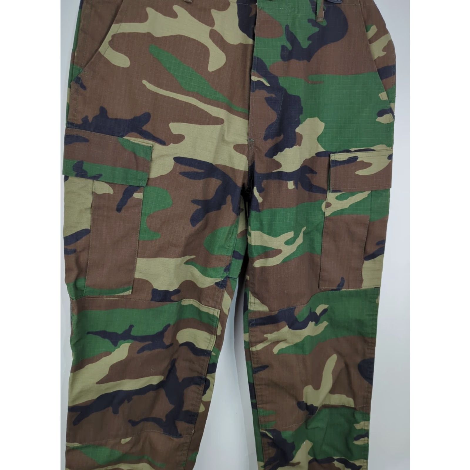 Vintage Vanguard Men’s BDU Pants Camo Camouflage Cargo Button Fly 30x30 Gray Regular Pants Mens Size US 30 / EU 46 - 5 Thumbnail