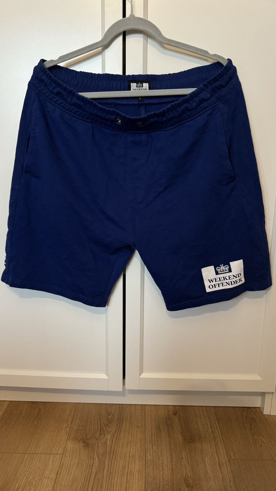 Vintage × Weekend Offender Weekend Offender shorts cotton blue with logo Size US 36 / EU 52 - 1 Thumbnail