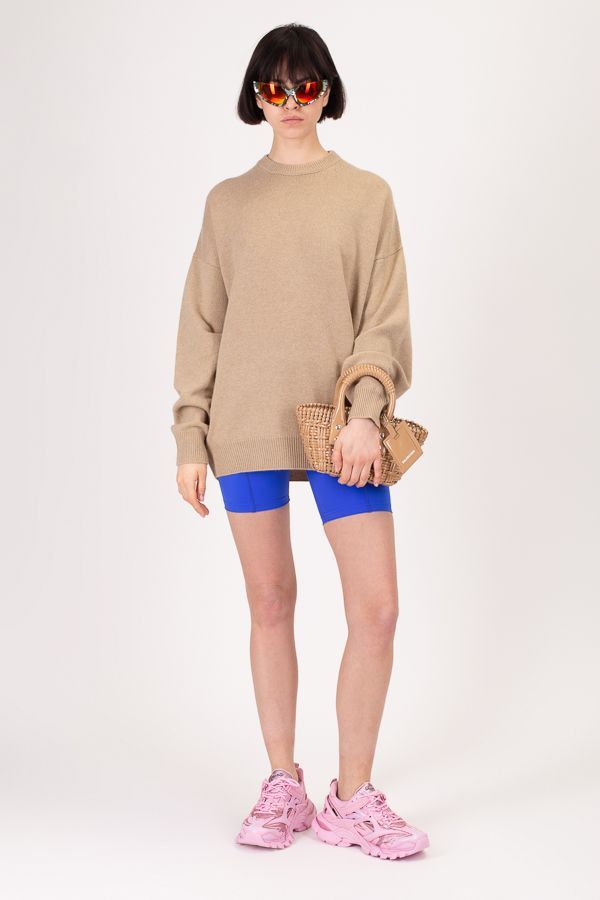 Balenciaga o1mt1gz1124 Sweater in Beige Size XS / US 0-2 / IT 36-38 - 3 Thumbnail