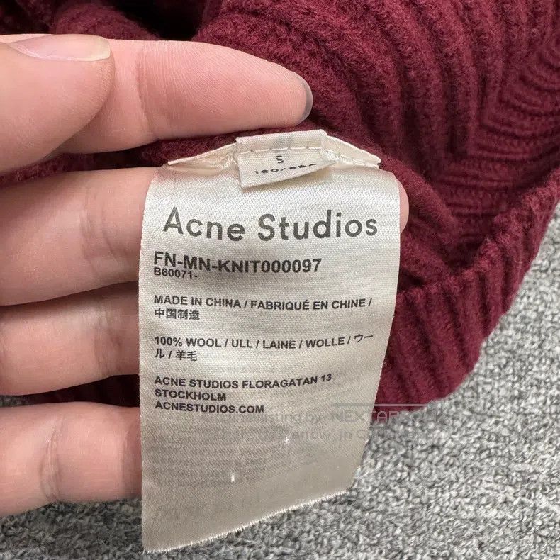 Acne Studios Acne Studios Red Wool Knit Top Size S / US 4 / IT 40 - 3 Thumbnail