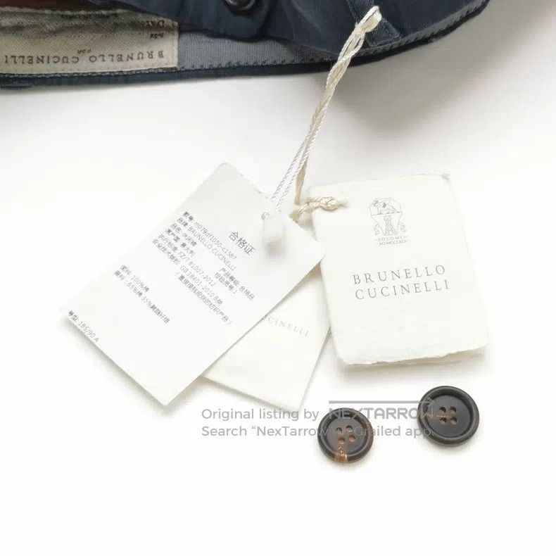 Brunello Cucinelli Brunello Cucinelli Cotton solid-colored pants Size US 38 / EU 54 - 3 Thumbnail