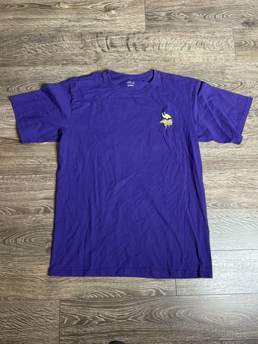 Vintage Vikings Purple Logo Shirt Size US XL / EU 56 / 4 - 1 Thumbnail