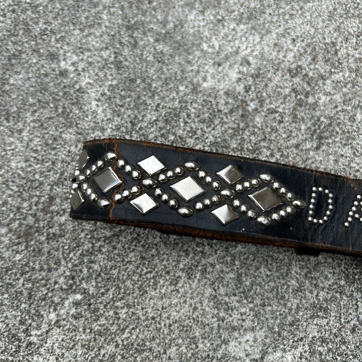 Vintage Vintage studded leather belt Size ONE SIZE - 9 Thumbnail