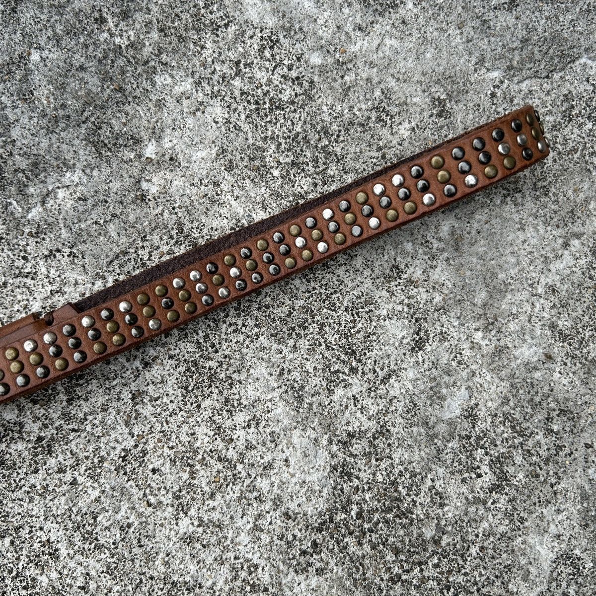 Vintage Vintage studded leather belt (Kapital Style) Size ONE SIZE - 7 Thumbnail