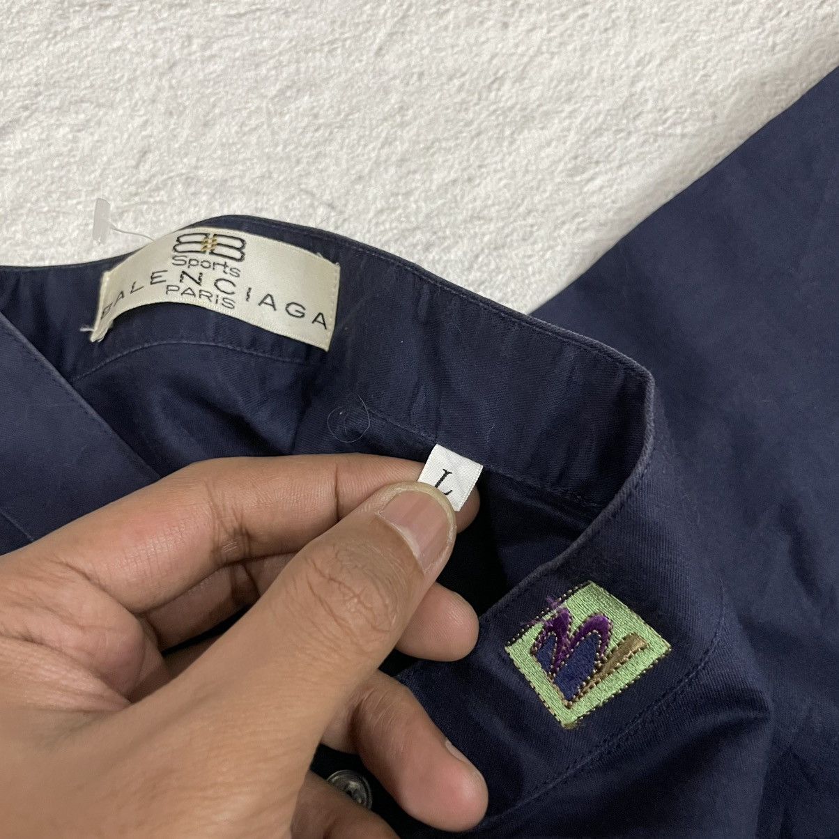 Balenciaga × Designer × Vintage Vintage balenciaga sanghai shirt Size US L / EU 52-54 / 3 - 4 Thumbnail