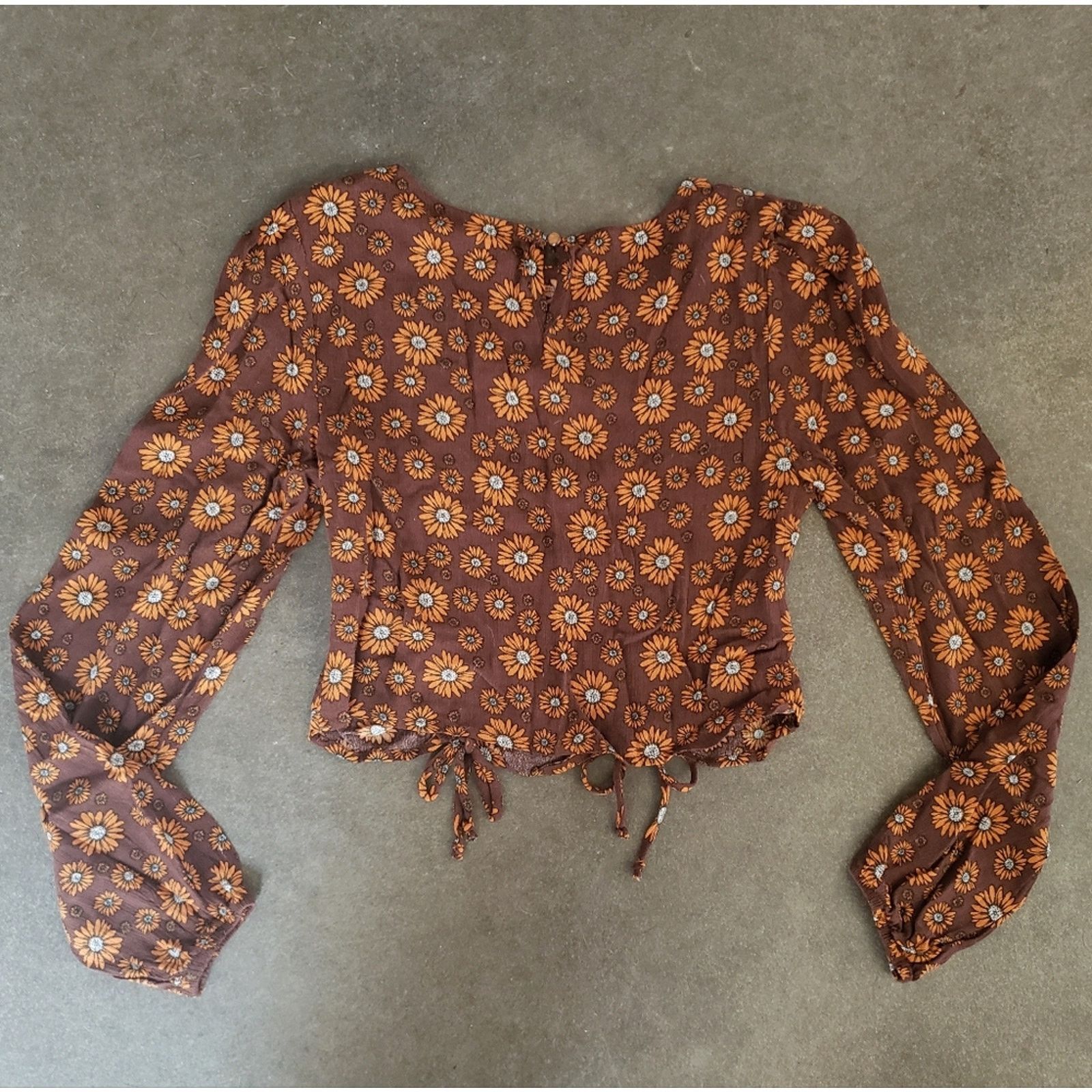 Other Multicolored Sunflower | SELF ESTEEM | Crop Long Sleeve Size M / US 6-8 / IT 42-44 - 2 Thumbnail