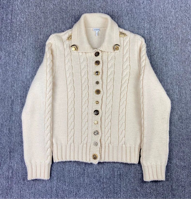 Loewe LOEWE woollen sweater Size L / US 10 / IT 46 - 1 Thumbnail