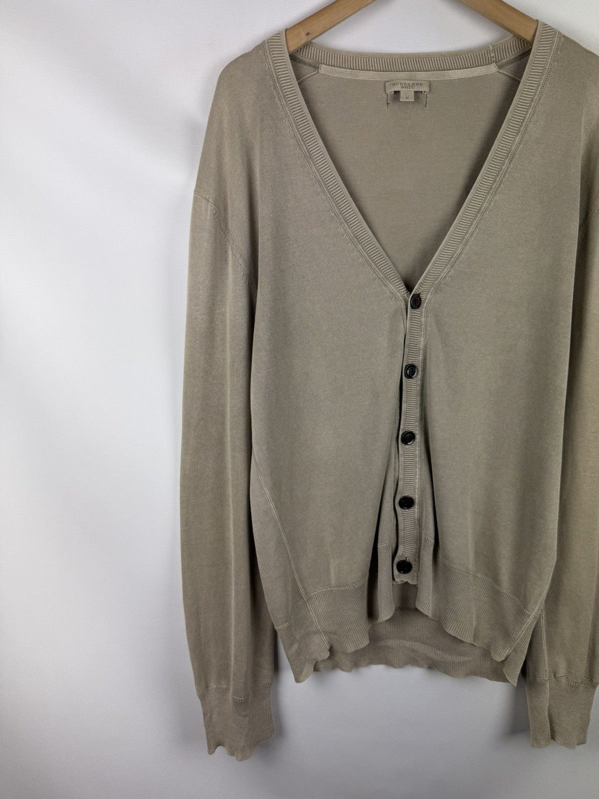 Burberry Burberry Brit Men’s Garment Dyed Cotton Cardigan Sweater Size US M / EU 48-50 / 2 - 2 Thumbnail