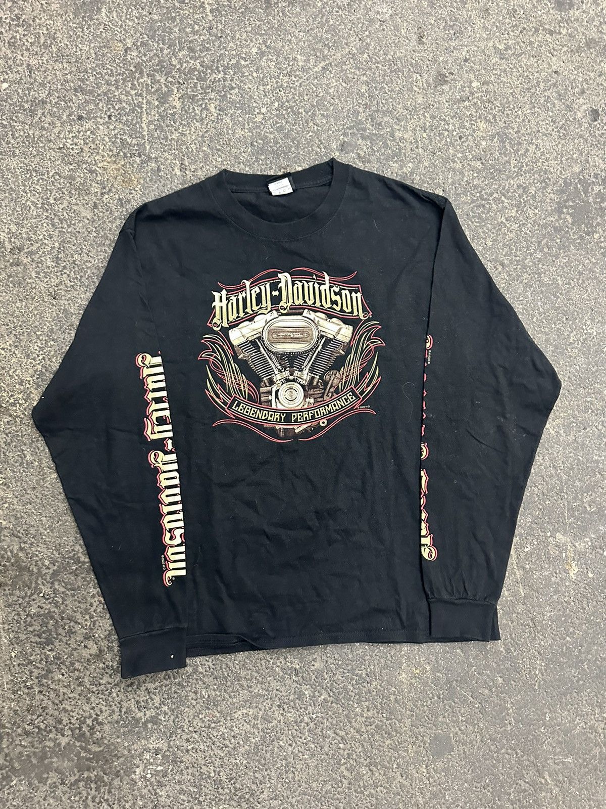 Harley Davidson × Vintage Y2K Harley Davidson graphic long sleeve top Size US L / EU 52-54 / 3 - 2 Thumbnail