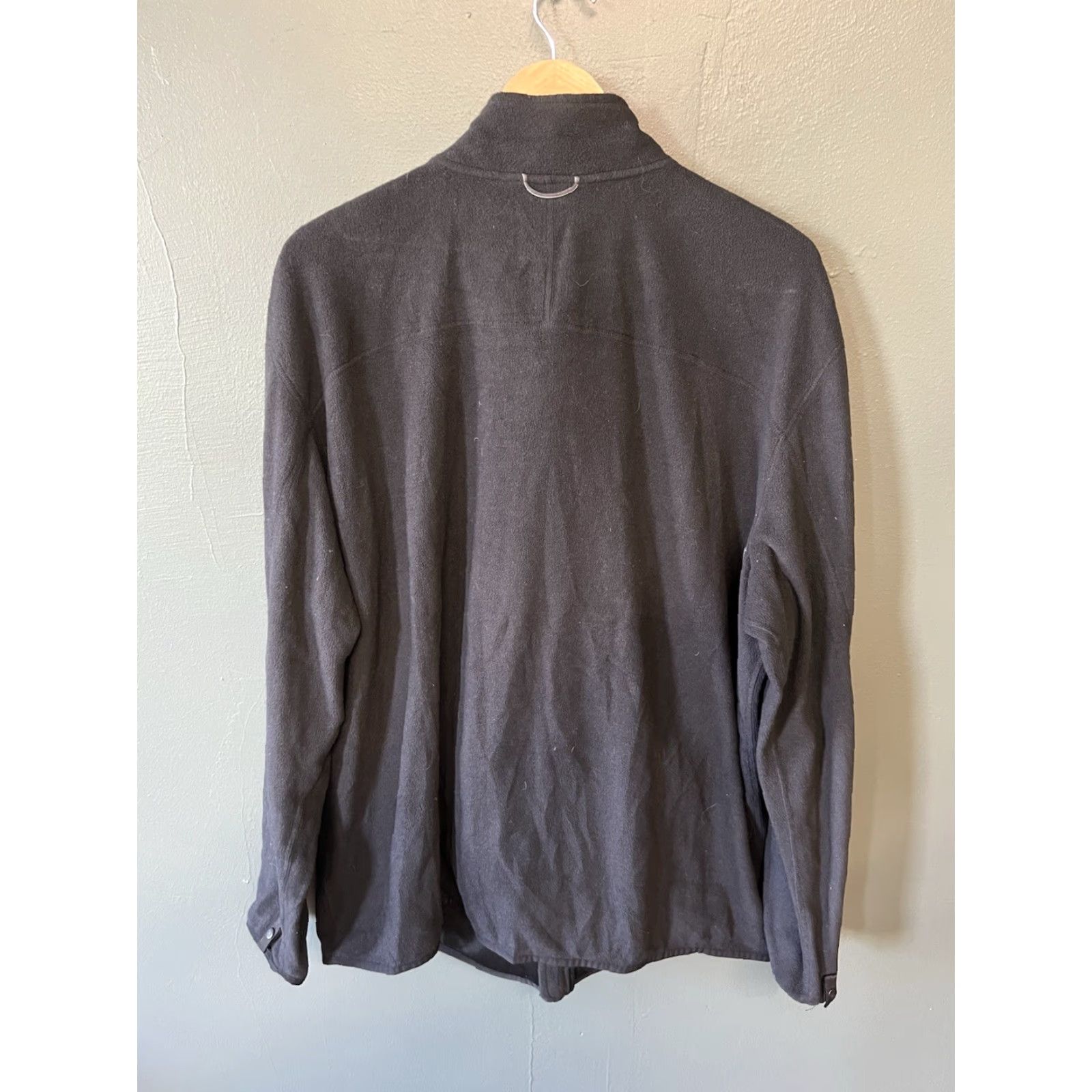 The North Face VINTAGE The North Face Mens Black Full Zip Fleece Mock Neck Jacket 2XL Size US XXL / EU 58 / 5 - 2 Thumbnail