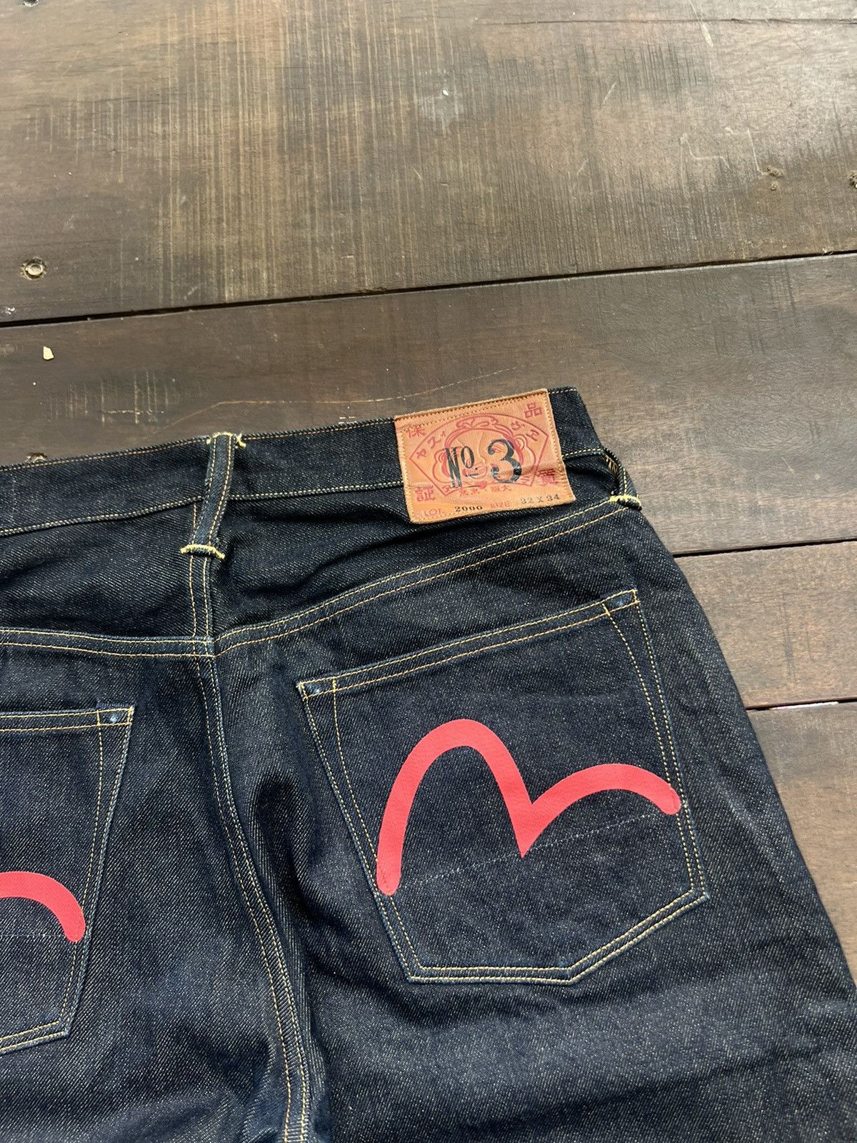 Evisu EVISU DAICOCK LOT N3 RARE BAGGY PANTS Y2K Size US 32 / EU 48 - 2 Thumbnail
