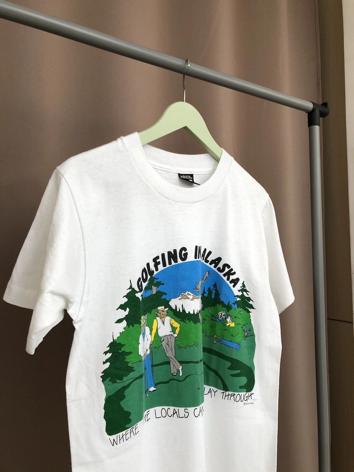 Other Golfing in Alaska 1993 T-Shirt Screen Stars Best Size M Rare Size US M / EU 48-50 / 2 - 3 Thumbnail