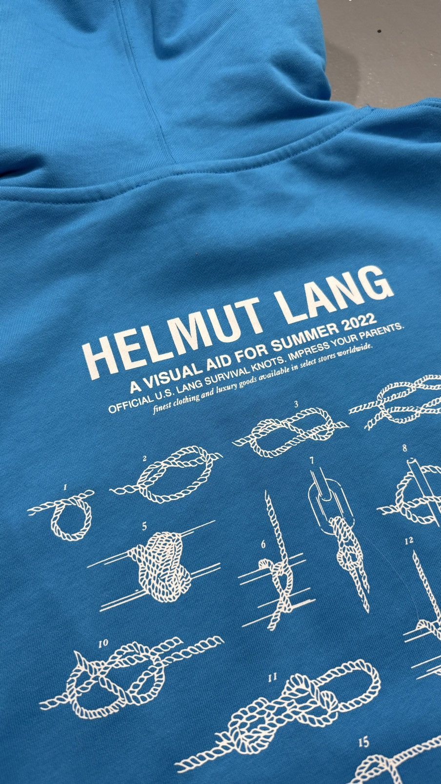 Helmut Lang Helmut Lang SS22 "visual aid" hoodie Size US L / EU 52-54 / 3 - 6 Thumbnail