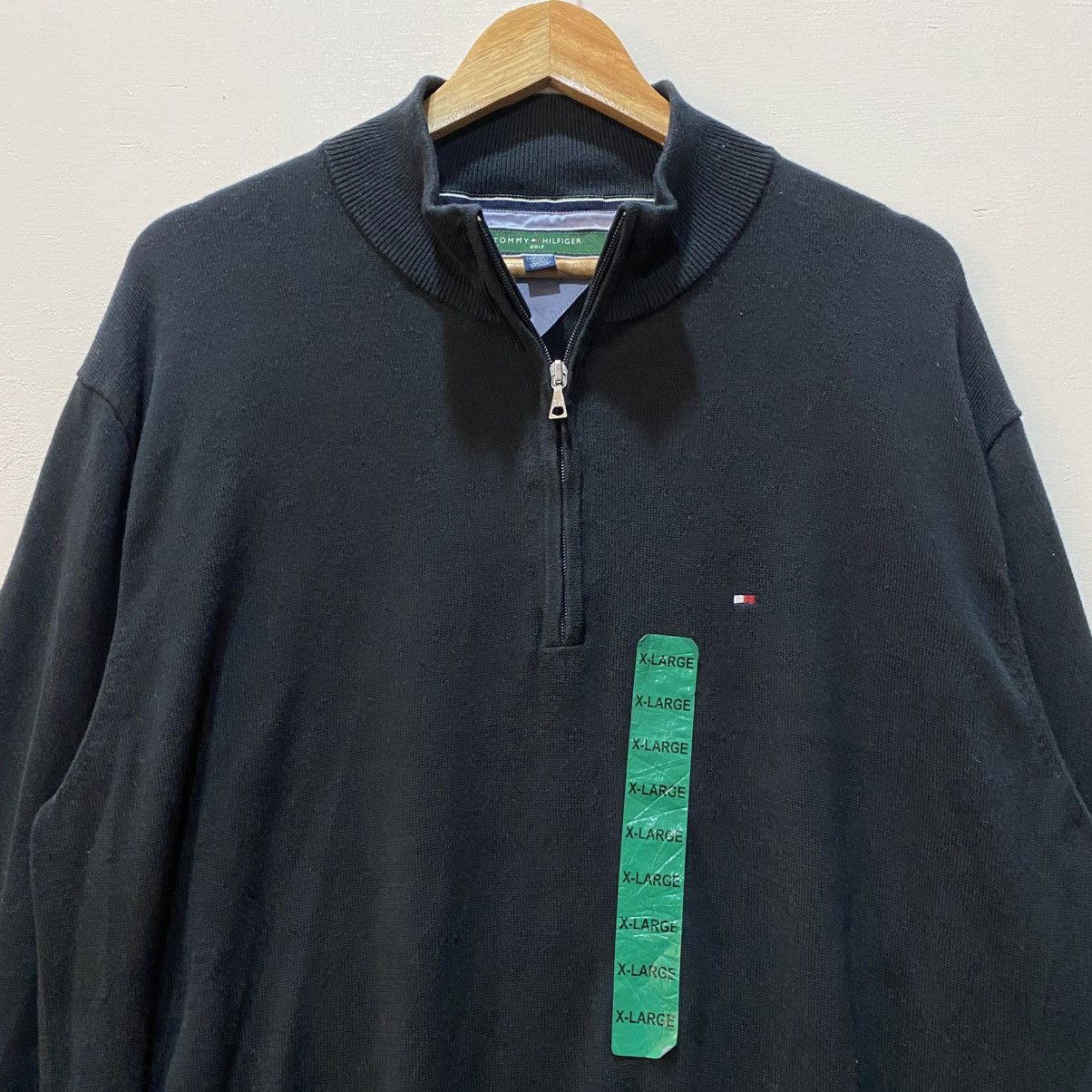 Designer × Tommy Hilfiger TOMMY HILFIGER Half Zipper Golf Size US XL / EU 56 / 4 - 2 Thumbnail