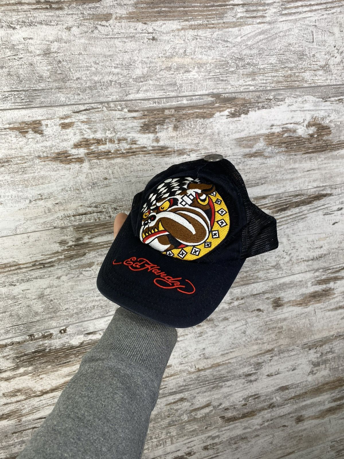 Christian Audigier × Ed Hardy × Vintage Mens Vintage Ed Hardy by Christian Audigier cap hats japan Size ONE SIZE - 2 Thumbnail