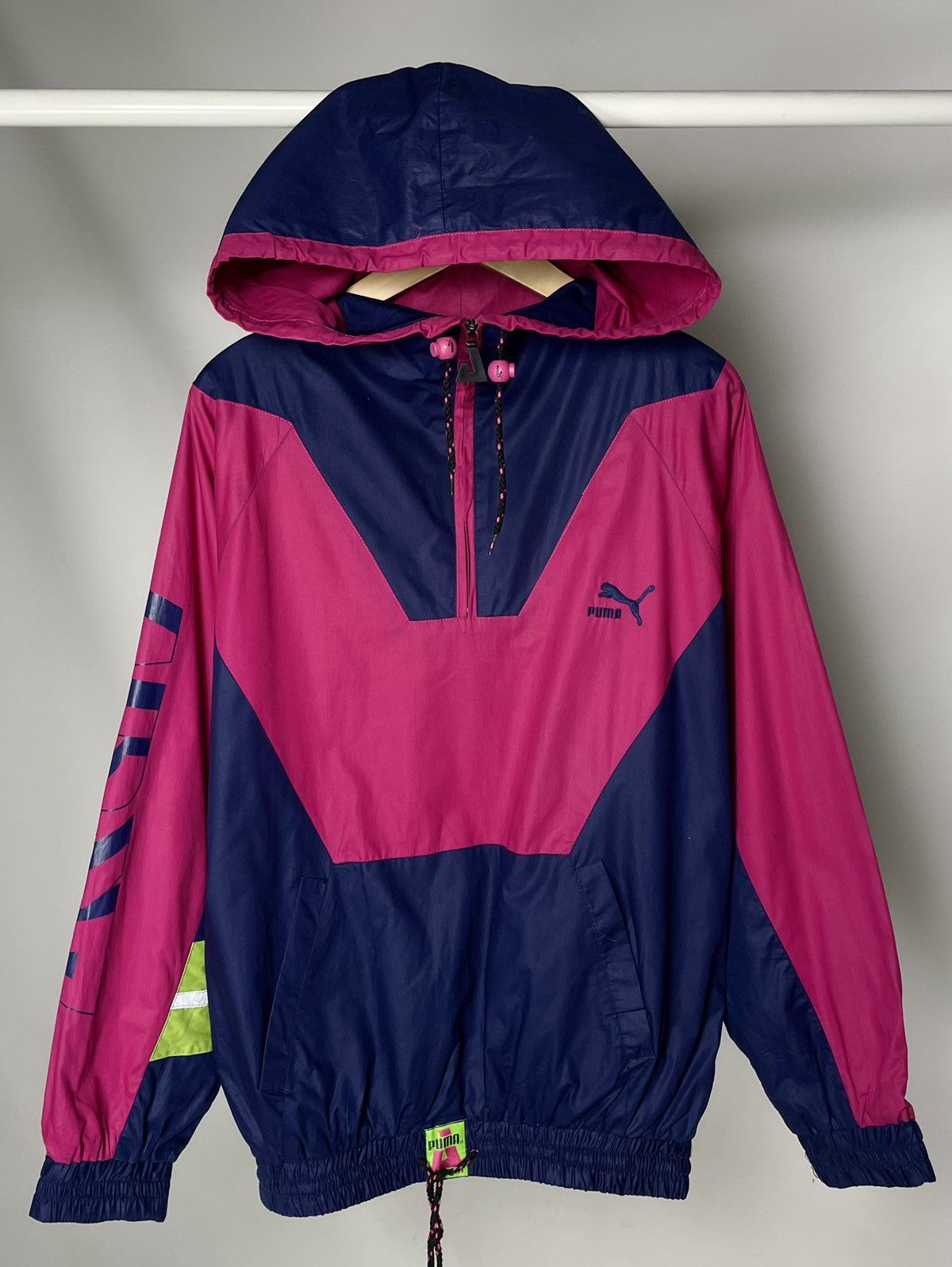 Puma Puma 😈 Vintage Pink Rain Light Hooded Supreme Jacket Size US L / EU 52-54 / 3 - 2 Thumbnail