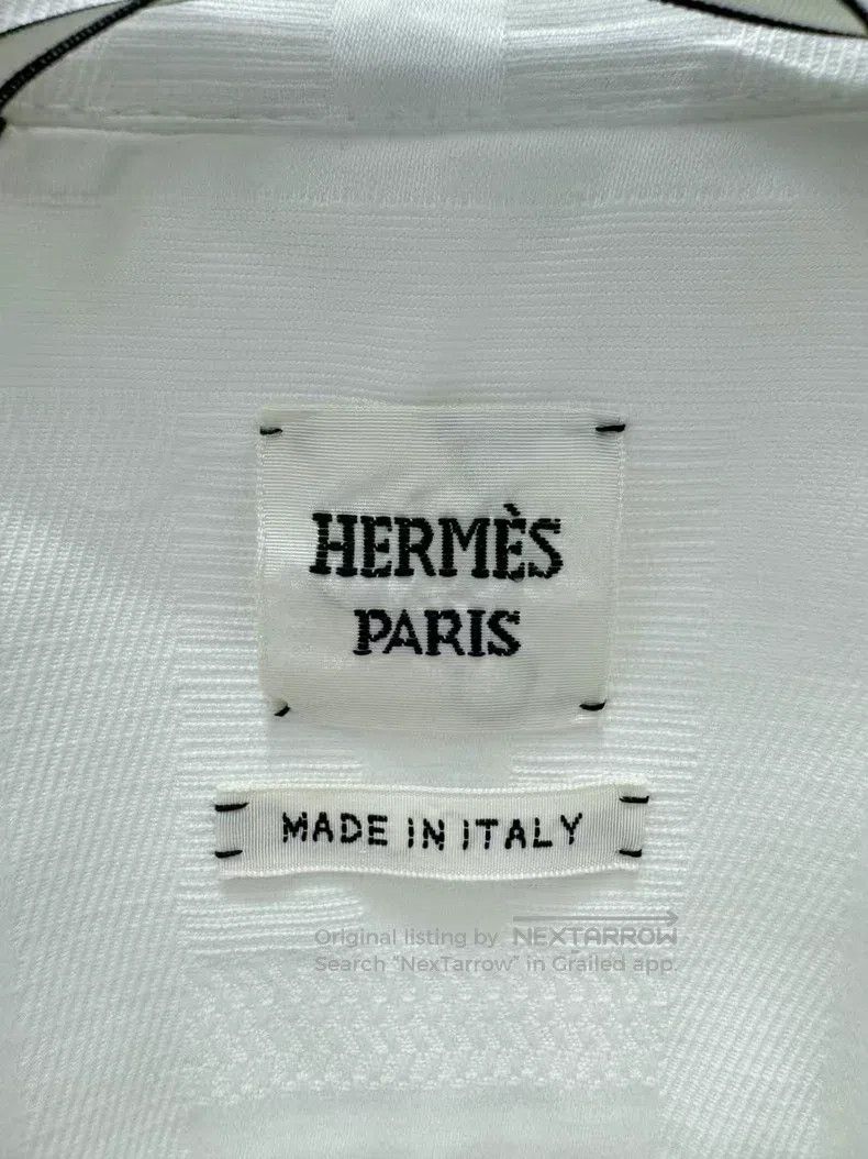 Hermes Hermes White Embossed Jacket Size XS / US 0-2 / IT 36-38 - 3 Thumbnail