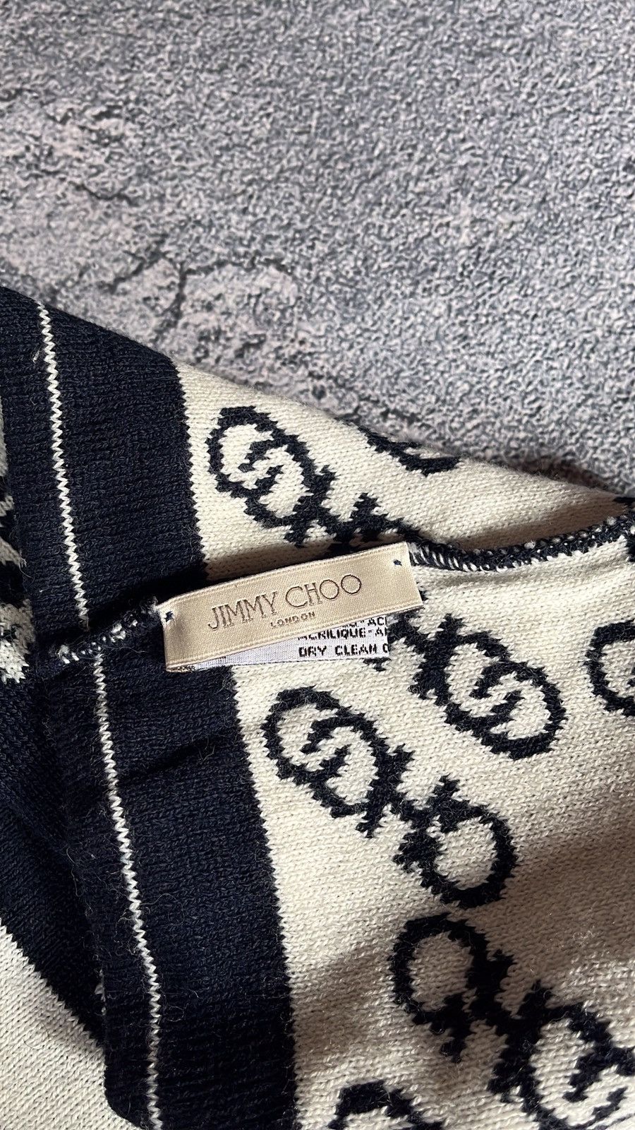 Jimmy Choo Jimmy Choo Monogram Beanie Hat Cap Size ONE SIZE - 3 Thumbnail
