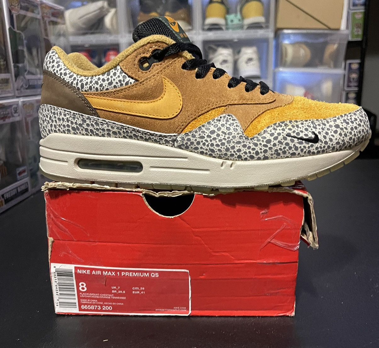 image of Atmos X Air Max 1 'safari' 2016 Men’S Size 8 Shoes, Men's