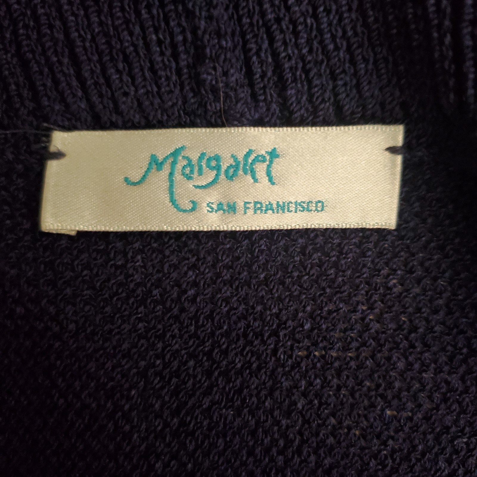 Other Margaret O'Leary Cardigan Sweater Wool Kimono Sleeve Peplum Size L / US 10 / IT 46 - 5 Thumbnail