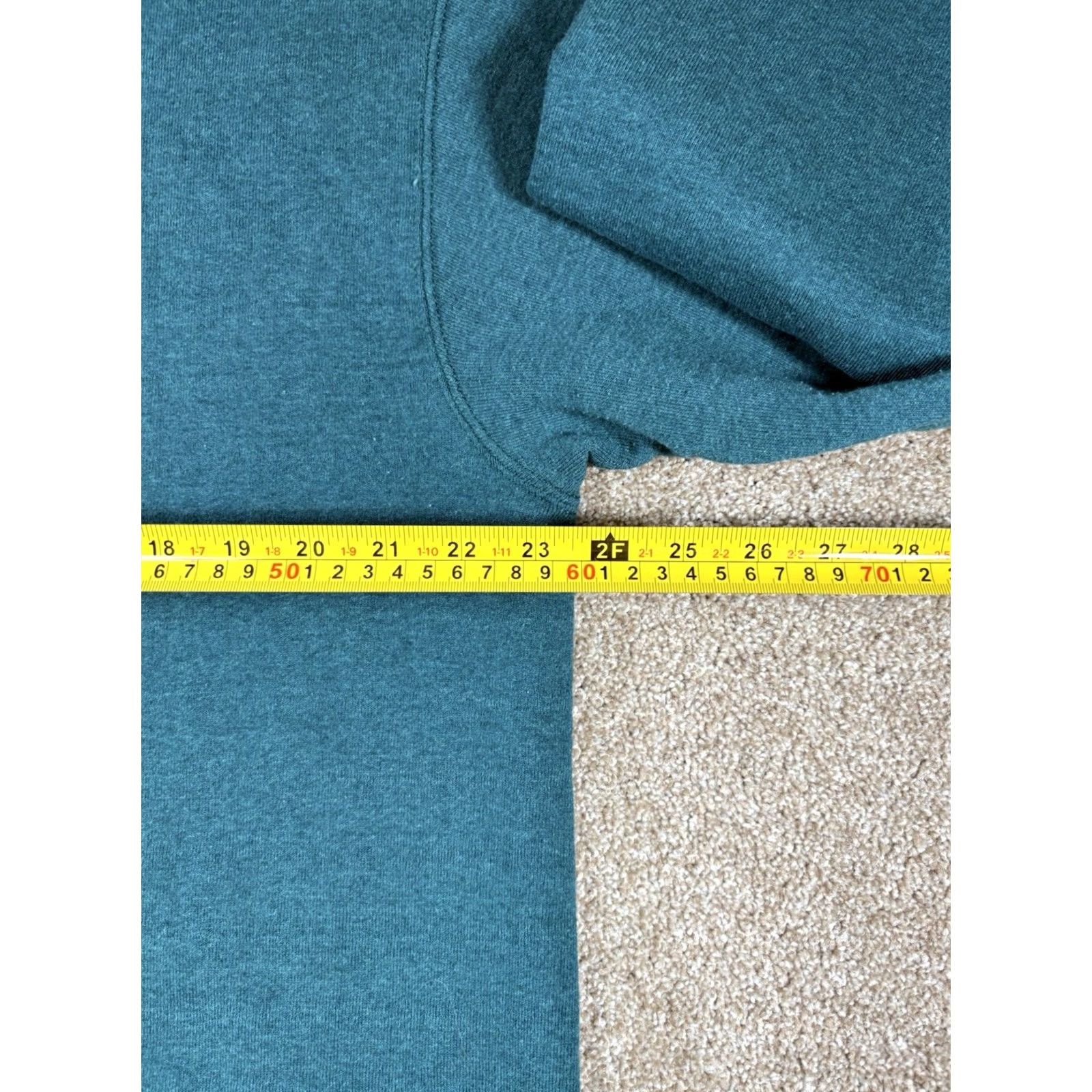 Fruit Of The Loom VINTAGE Fruit of the Loom Crewneck Sweatshirt Adult XL Green Cotton Blend Poly Knit Logo Pullover Preshrunk Ring Spun Men Mens Fall Winter Size US XL / EU 56 / 4 - 5 Thumbnail