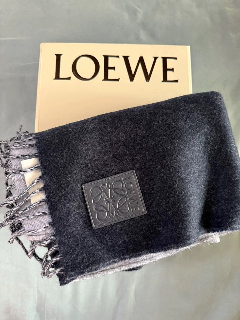 Loewe LOEWE Double wool scarf Size ONE SIZE - 1 Thumbnail