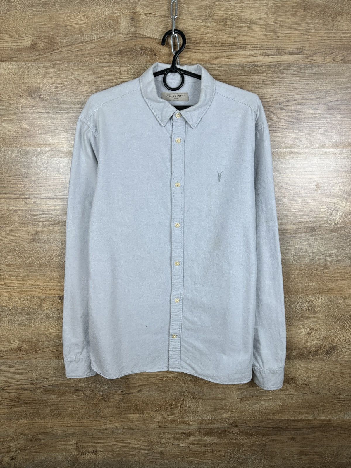 Allsaints × Japanese Brand Mens AllSaints COUNTY LS SHIRT button up crazy Hawaiian Size US L / EU 52-54 / 3 - 1 Thumbnail