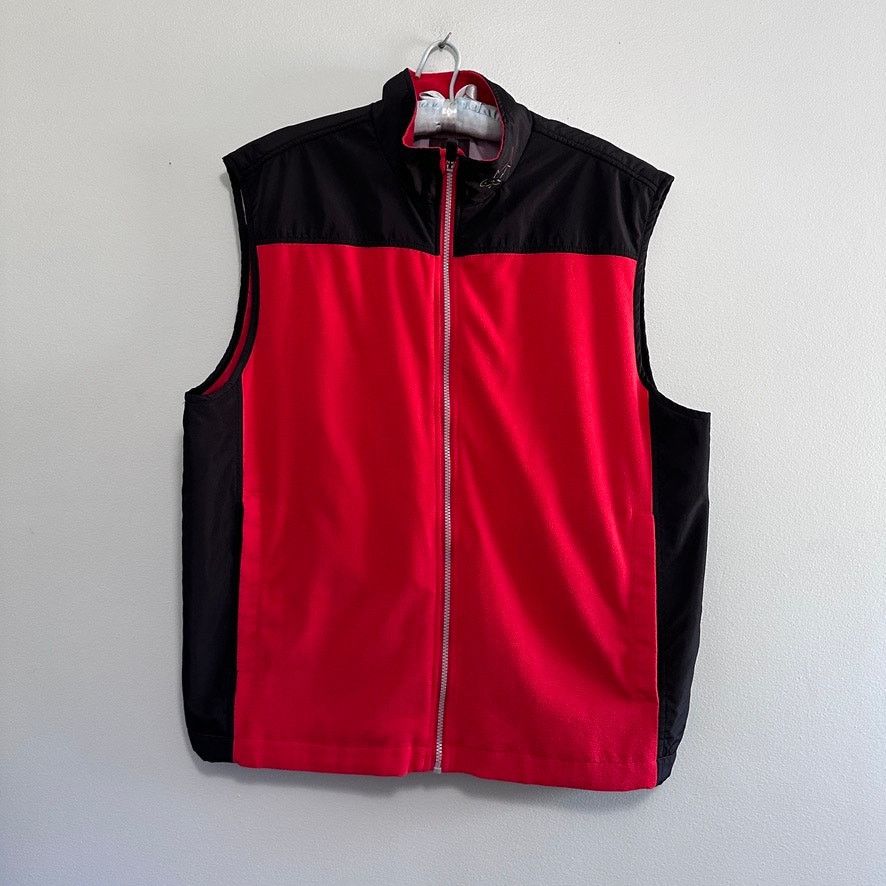 Greg Norman Greg Norman red fleece vest size XL Size US XL / EU 56 / 4 - 2 Thumbnail