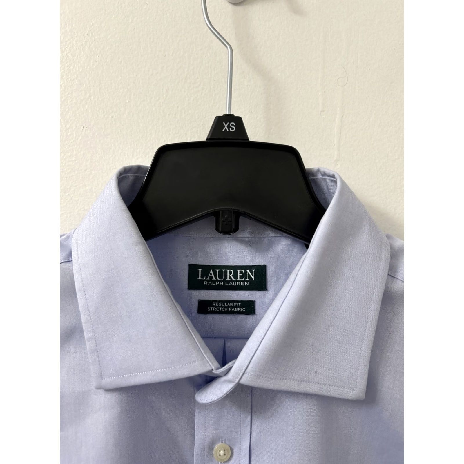 Ralph Lauren Lauren Ralph Lauren Shirt Mens XL Blue Button-Down Stretch Fabric L/S Dress Shirt Regular Fit Size US XL / EU 56 / 4 - 4 Thumbnail