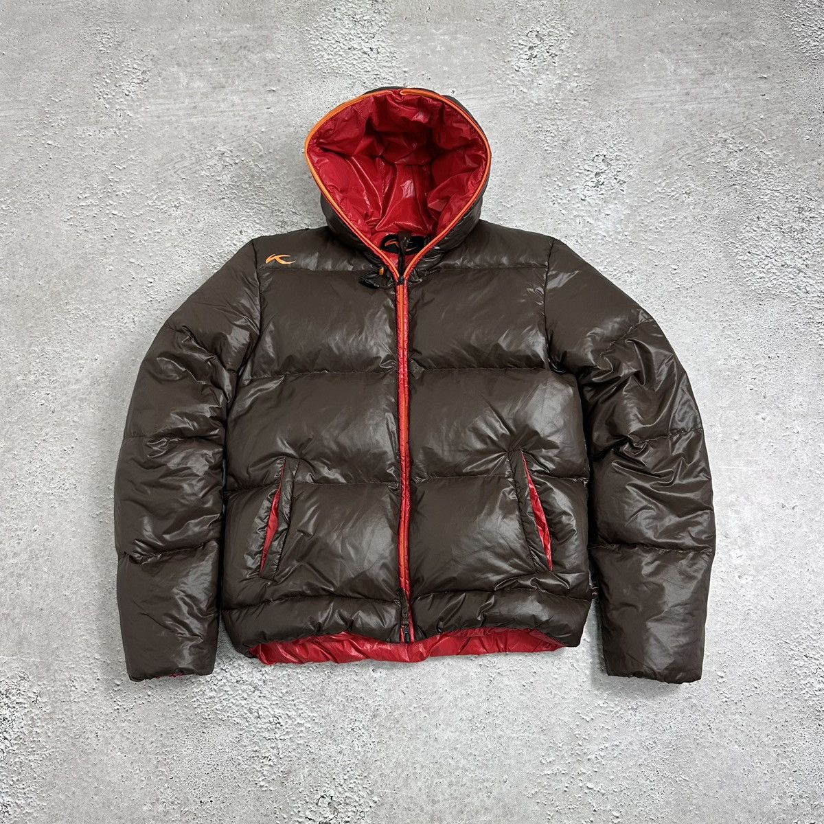 image of Kjus Spin Down Jacket Gorpcore Brown Mens M (Size Medium)