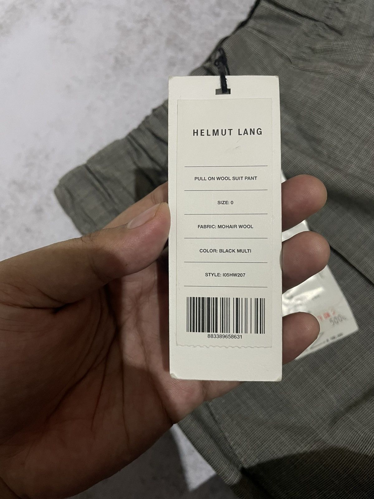 Helmut Lang BNWT Helmut Lang Pull-On Wool Mohair Suit Pants Size 34R - 8 Thumbnail