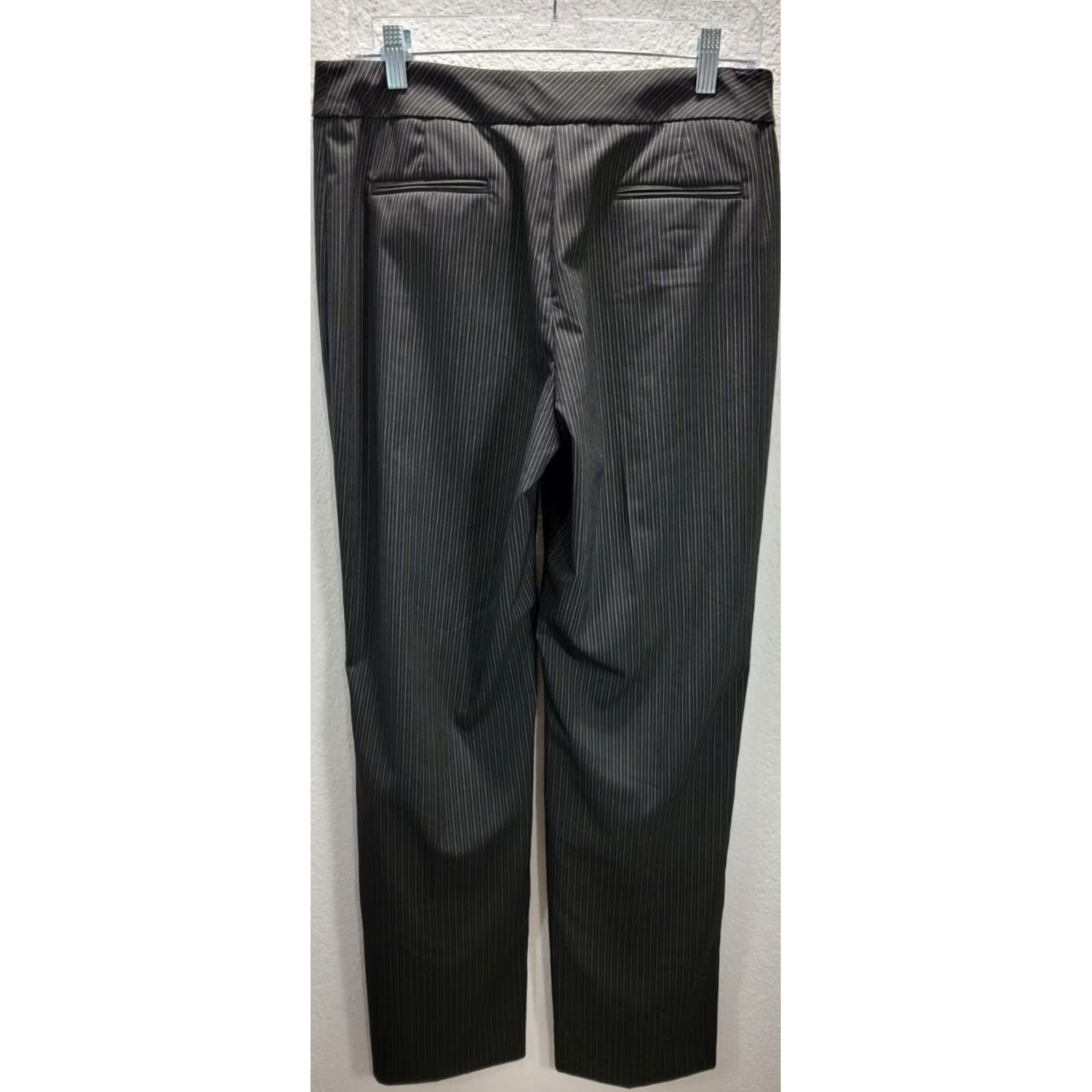 CLOT VINTAGE Peace Of Cloth Black Pinstripe Dress Pants Women's Formal Sz 10 NWT Size 32" / US 10 / IT 46 - 5 Thumbnail