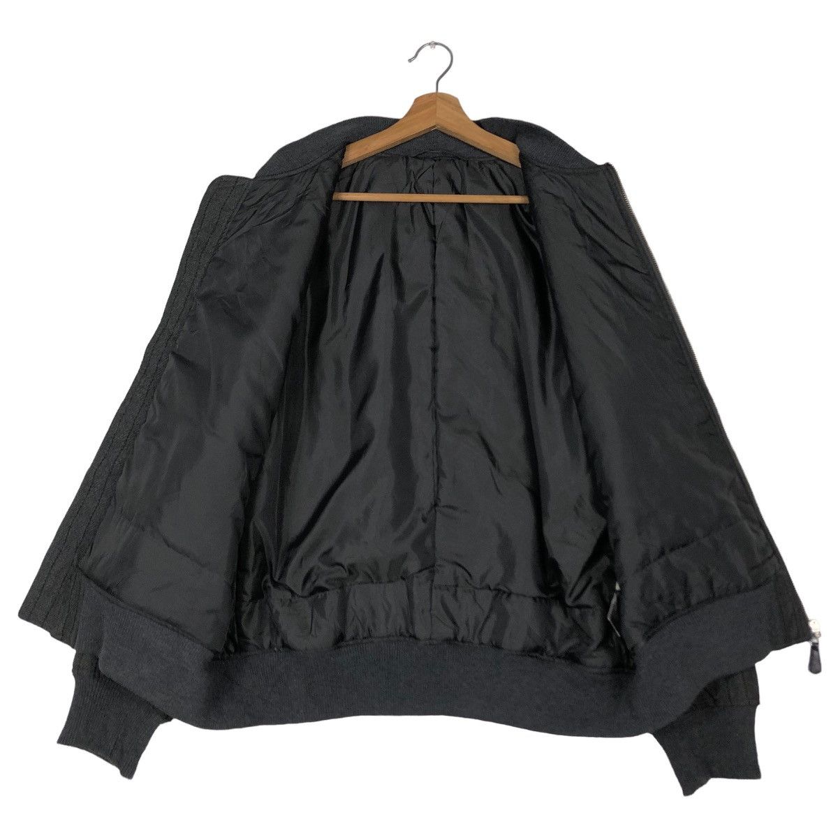 Japanese Brand 🔥Vintage Bomber Jacket Wool Striped GU Japan Issey Miyake Size US XL / EU 56 / 4 - 13 Thumbnail
