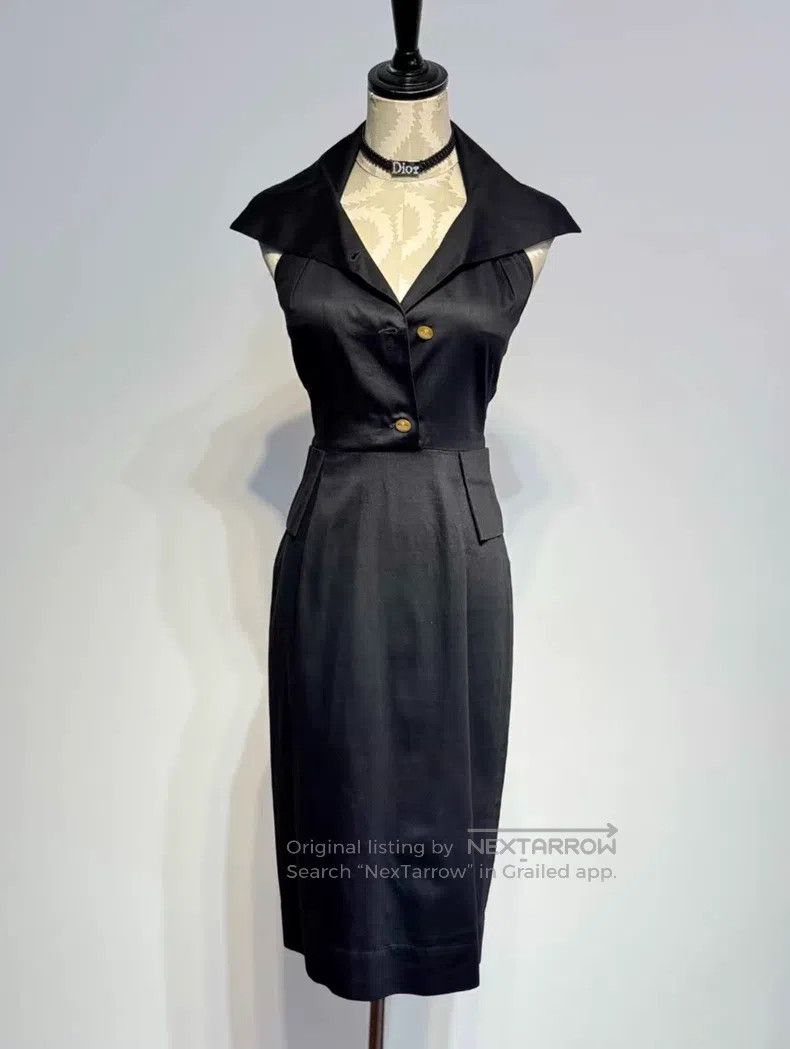 Vivienne Westwood Vivienne Westwood Vintage Mid-Century Maxi Dress with Deep Size S / US 4 / IT 40 - 2 Thumbnail