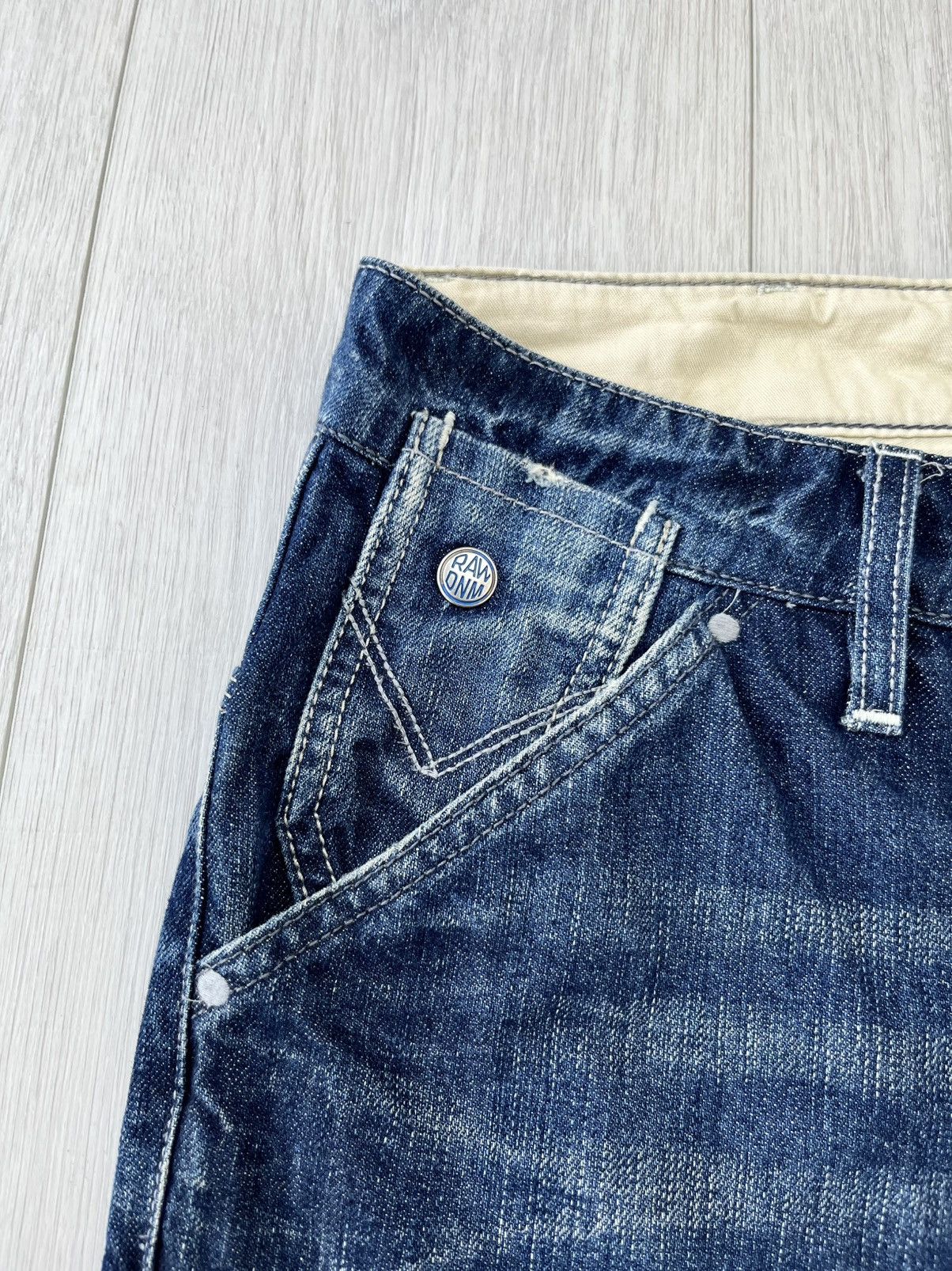G-Star Vintage G-Star Raw Cargo Jeans Big Logo Y2K 90s Hype Size US 31 - 11 Thumbnail