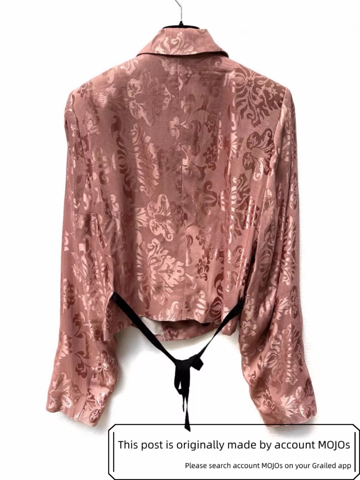 Ann Demeulemeester Sz 42 Ann Demeulemeester 19AW Light Pink Flower Blazer mojos Size US XS / EU 42 / 0 - 2 Thumbnail