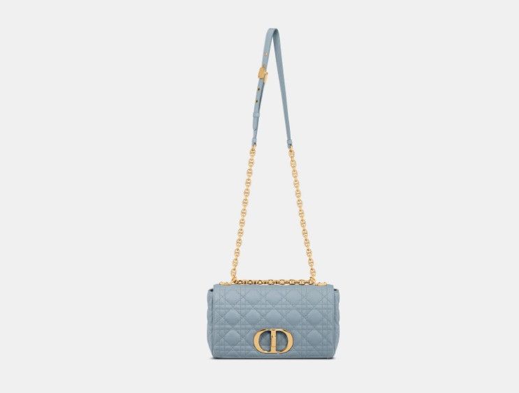 Dior o1w1db10425 M9242U Size: OS / Caro Mini Bag in Cloud Blue Size ONE SIZE - 4 Thumbnail