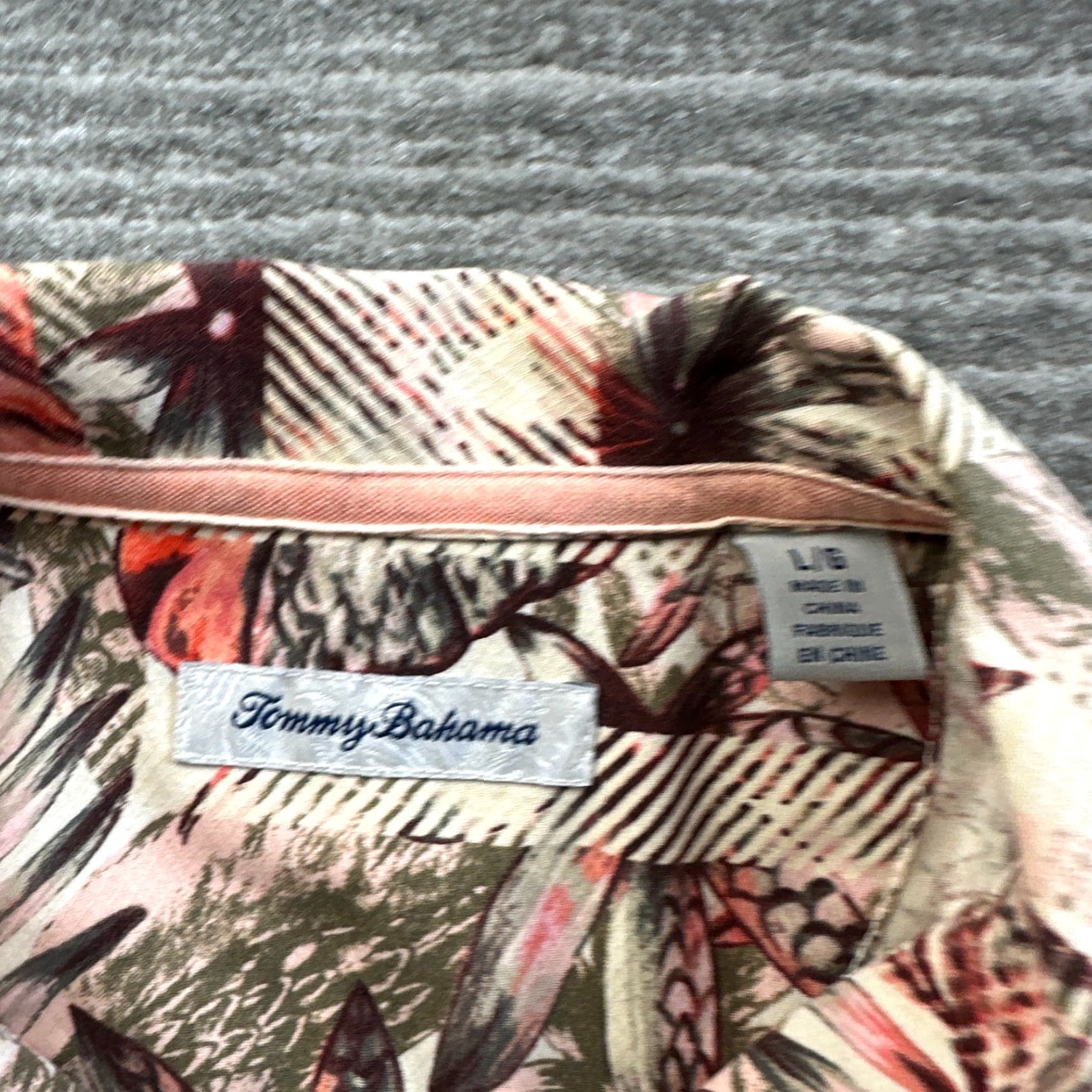 Tommy Bahama Tommy Bahama Shirt Mens Large Island Zone Camp Performance Coolmax Shirt Size US L / EU 52-54 / 3 - 6 Thumbnail
