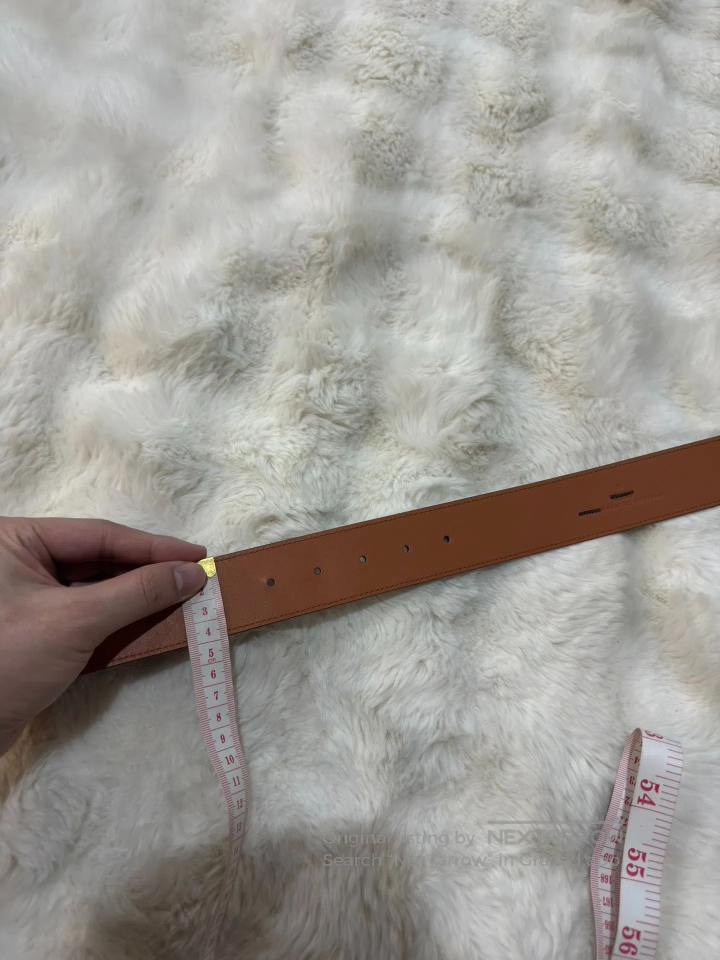 Gucci Guicci size 75 Color-blocked gold G buckle double waist be Size ONE SIZE - 7 Thumbnail