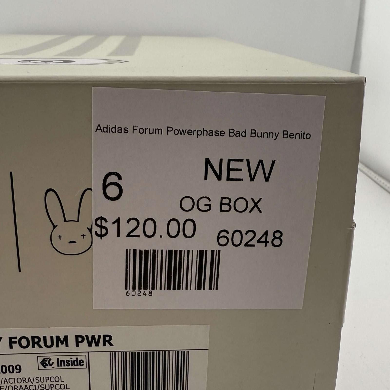 Adidas Adidas Forum Powerphase Bad Bunny Benito New Sz 6 Size US 6 / EU 39 - 8 Thumbnail