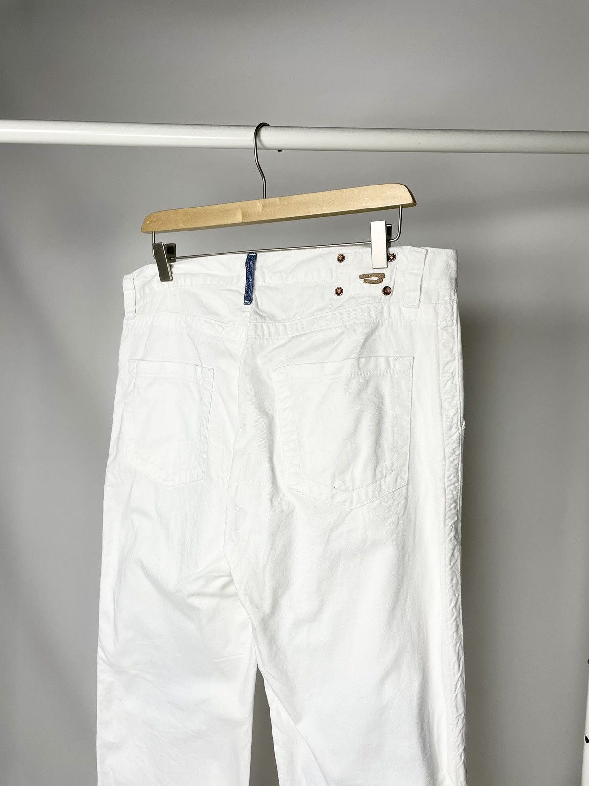 Diesel Diesel Vintage Patchwork White Denim Reworked Jeans Pants Size US 34 / EU 50 - 14 Thumbnail