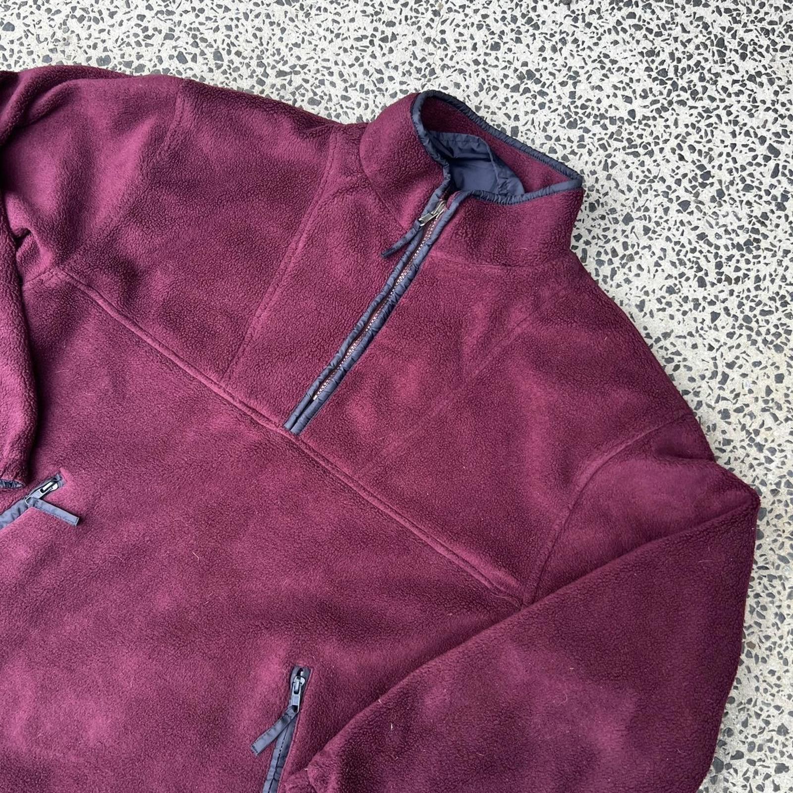 Kathmandu Reversable Stone River Quarter Zip Fleece Jacket ❄️ Size US L / EU 52-54 / 3 - 6 Thumbnail